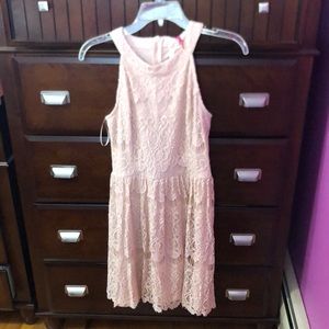 Elegant Peach Lace Dress ✨ NWT